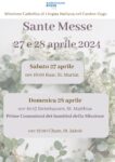 Sante Messe 27 e 28 aprile 2024 – Prime Comunioni