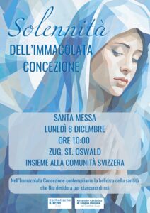 Solennità Immacolata concezione – lunedi 8 dicembre 2025