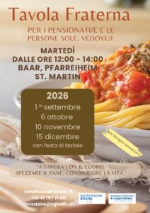 Tavola Fraterna –  Gruppo pensionati Baar